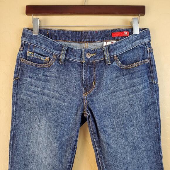 Express X2 Cuffed Denim Capri Jeans - Picture 3 of 9